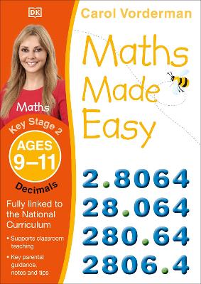 Book cover for Maths Made Easy: Decimals, Ages 9-11 (Key Stage 2)