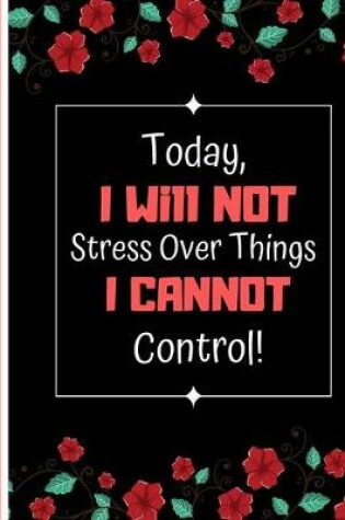 Cover of Today, I Will Not Stress Over Things I Cannot Control!