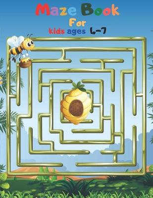 Book cover for Maze Book For kids ages 4-7