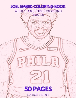 Book cover for Joel Embiid Coloring Book