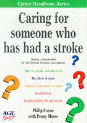 Book cover for Caring for Someone Who Has Had a Stroke