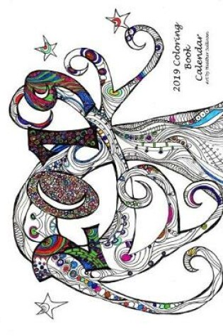 Cover of 2019 Coloring Book Calendar