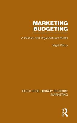 Book cover for Marketing Budgeting (RLE Marketing)