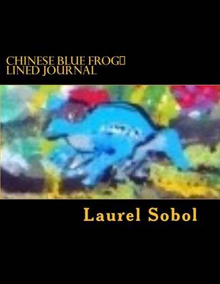 Cover of Chinese Blue Frog Lined Journal