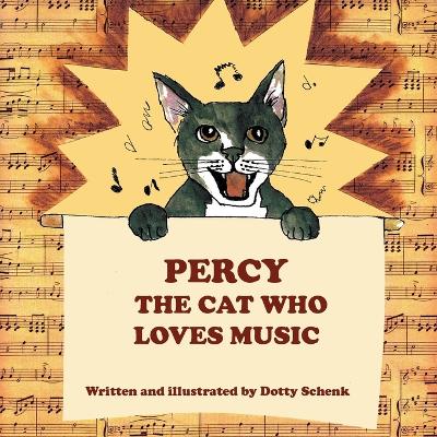 Book cover for Percy the Cat Who Loves Music