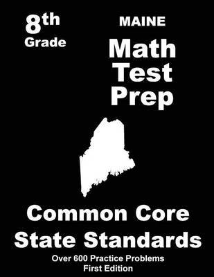 Book cover for Maine 8th Grade Math Test Prep