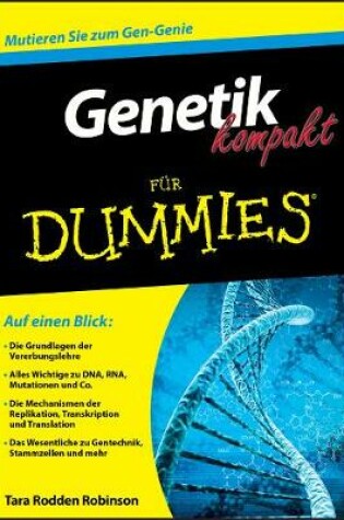 Cover of Genetik kompakt für Dummies