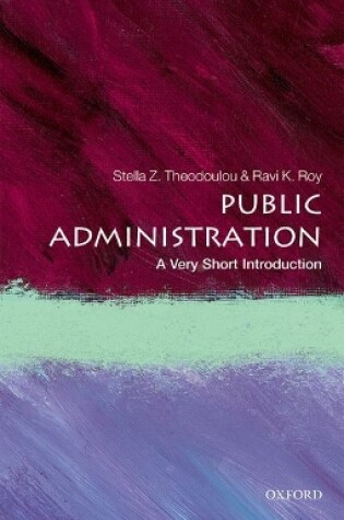 Cover of Public Administration: A Very Short Introduction