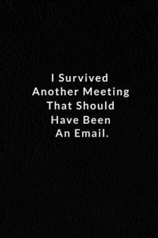 Cover of I Survived Another Meeting That Should Have Been An Email.