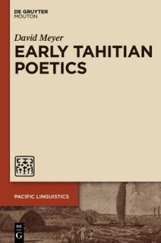 Cover of Early Tahitian Poetics