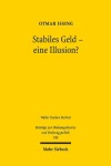 Book cover for Stabiles Geld - eine Illusion?