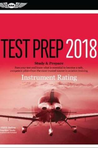 Cover of Instrument Rating Test Prep 2018