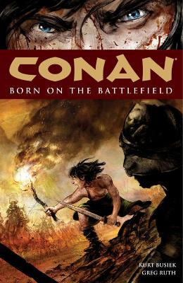Book cover for Conan Volume 0: Born On The Battlefield