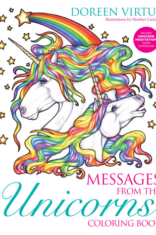 Cover of Messages from the Unicorns Coloring Book