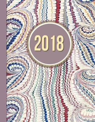 Book cover for 2018 Diary Mauve Design