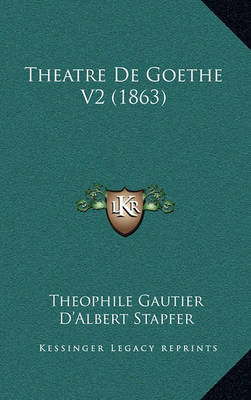 Book cover for Theatre de Goethe V2 (1863)