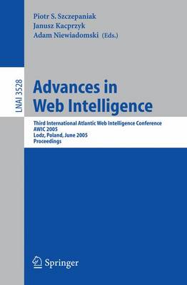 Cover of Advances in Web Intelligence