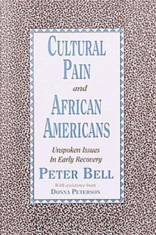 Cover of Cultural Pain and African Americans