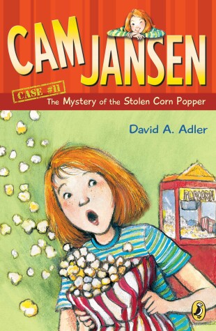 Book cover for Cam Jansen: the Mystery of the Stolen Corn Popper #11