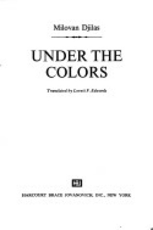 Cover of Under the Colours