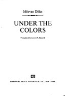 Book cover for Under the Colours