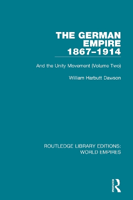Book cover for The German Empire 1867-1914