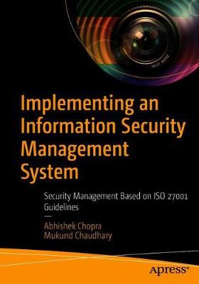 Book cover for Implementing an Information Security Management System