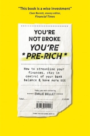 Cover of You're Not Broke You're Pre-Rich