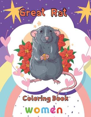 Book cover for Great Rat Coloring book Toddler