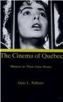 Book cover for The Cinema of Quebec