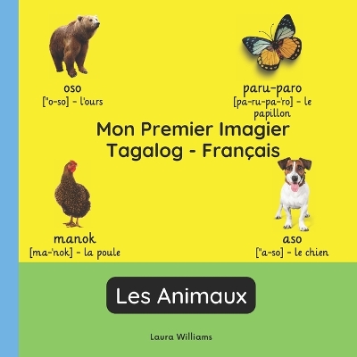 Book cover for Mon Premier Imagier Tagalog-Français, Les Animaux