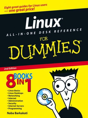 Book cover for Linux All-in-One Desk Reference For Dummies