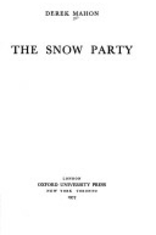 Cover of Snow Party