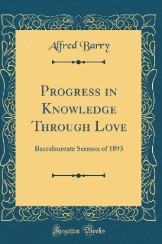 Cover of Progress in Knowledge Through Love