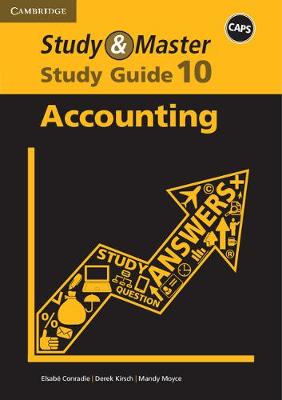 Book cover for Study & Master Accounting Study Guide Grade 10 English