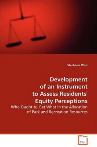 Cover of Development of an Instrument to Assess Residents' Equity Perceptions