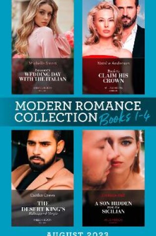 Cover of Modern Romance August 2023 Books 1-4