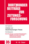 Book cover for Zeitungs- Und Zeitschriftentitel- Register; Register Der Drucke Und Verleger; Verzeichnis Der Druck-, Verlags- Und Vertriebsorte; Gesamtverzeichnis