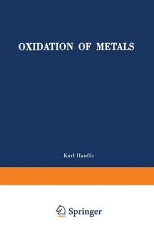 Cover of Oxidation of Metals