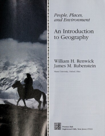 Book cover for People, Places and Environment