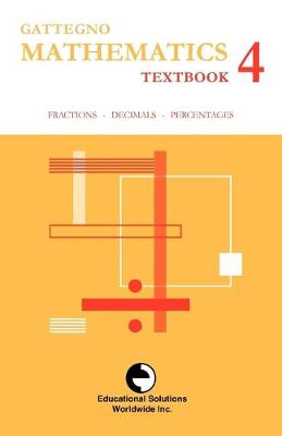 Book cover for Gattegno Mathematics Textbook 4