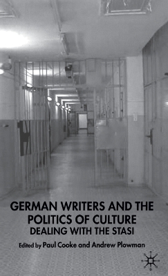 Book cover for German Writers and the Politics of Culture