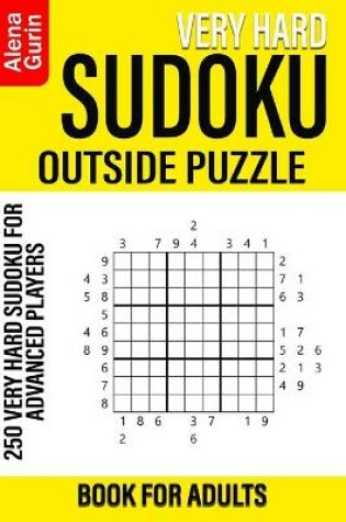 Cover of Very Hard Sudoku Outside Puzzle Book for Adults