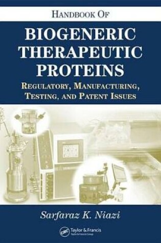 Cover of Handbook of Biogeneric Therapeutic Proteins