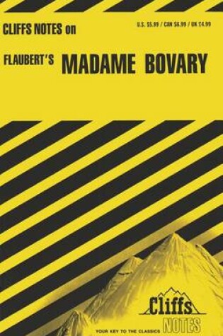 Cover of Cliffsnotes on Flaubert's Madame Bovary