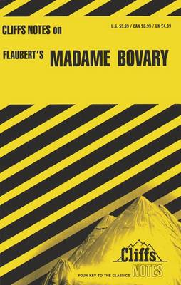 Book cover for Cliffsnotes on Flaubert's Madame Bovary