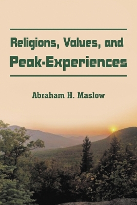 Book cover for Religions, Values, and Peak-Experiences