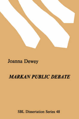 Book cover for Markan Public Debate