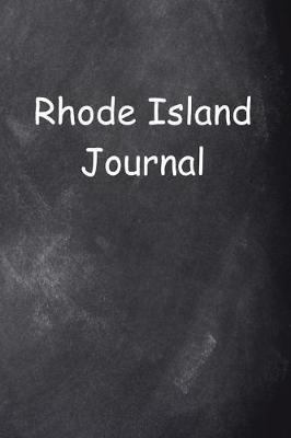 Book cover for Rhode Island Journal Chalkboard Design
