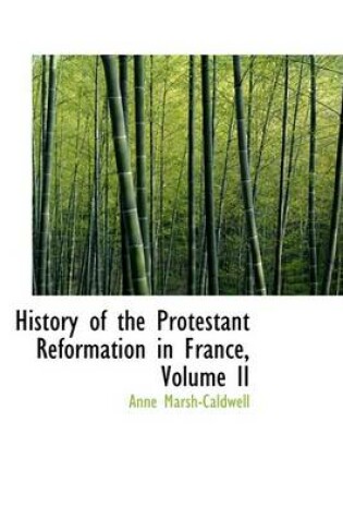 Cover of History of the Protestant Reformation in France, Volume II